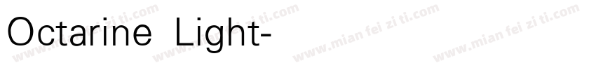 Octarine Light字体转换